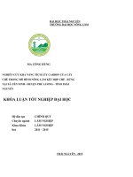 Luận văn thạc sĩ nghiên cứu khả năng tích lũy carbon của cây chè trong mô hình nông lâm kết hợp chè   rừng tại xã yên ninh, huyện phú lương, tỉnh thái nguyên 