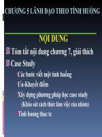 Bài giảng nghệ thuật lãnh đạo theo tình huống