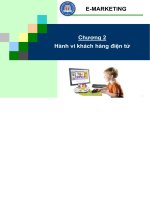 E marketing   chương 2  hành vi khách hàng điện tử