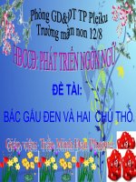 Truyện bác gấu đen và hai chú thỏ