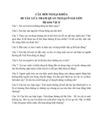 Câu hỏi vật lý học tập trải nghiệm thực tế Đi xe lửa khám phá ngoại ô Sài Gòn