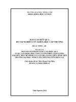Giải Pháp Nâng Cao Hiệu Quả Cuộc Vận Động Học Tập Và Làm Theo Tấm Gương Đạo Đức Hồ Chí Minh Của Cán Bộ, Giảng Viên, Sinh Viên Trường Đại Học Nông Lâm Thái Nguyên