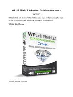 WP LINK SHIELD 2.0 REVIEW with Huge Bonuses and Dicount