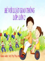 Chủ đề: Bé với luật giao thông
