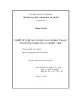 NGHIÊN cứu CHẾ tạo vật LIỆU NANO COMPOSITE fe2o3c ỨNG DỤNG làm điện cực âm CHO PIN FeKHÍ 