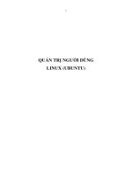 QUẢN TRỊ NGƯỜI DÙNG LINUX (UBUNTU)