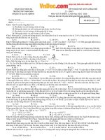 De thi thu vat li THPT nam dan nghe an nam 2016 lan 3