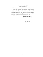 Một số biện pháp chuyển dịch cơ cấu lao động nông thôn huyện an lão – thành phố hải phòng 