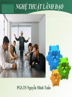 Báo cáo tiểu luận nội dung cơ bản của nghệ thuật lãnh đạo