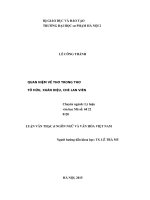 Luận văn thạc sĩ quan niệm về thơ trong thơ tố hữu, xuân diệu, chế lan viên 