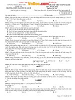 De thi thu vat li THPT nguyen sy sach nghe an nam 2016