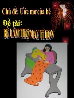 Chủ đề: Bé làm thợ may