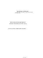 Rèn luyện kĩ năng học hợp tác cho học sinh trong dạy học toán 4 