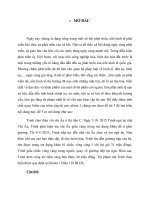 bài tập học kỳ Hình sự