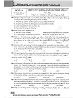 Bộ đề thi THPT quốc gia chuẩn cấu trúc bộ giáo dục môn vật lý (đề số 14)