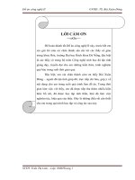 Thiết kế nhà máy sản xuất bia vàng với năng suất 5 triệu lít/năm