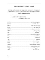 kế toán tiền lương và các khoản trích theo lương tại công ty Đầu tư và Phát triển Nông Nghiệp Hà Nội