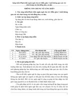 Phát triển ngôn ngữ cho trẻ mẫu giáo 3 tuổi thông qua các trò chơi trong các bài đồng dao, ca dao