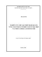 Nghiên cứu chế tạo thiết bị đo quang vùng VIS sử dụng tổ hợp cách tử đặc biệt và CMOS camera làm detector 