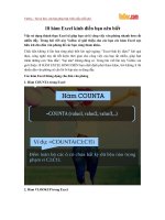 18 Hàm Excel thông dụng và cách sử dụng