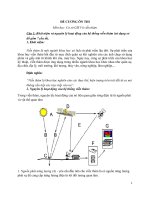 ĐỀ CƯƠNG ÔN THI Môn học: Cơ sở GIS Và viễn thám