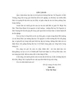 Đánh giá hiện trạng và đề xuất giải pháp nâng cao hiệu quản lý chất thải rắn y tế trên địa bàn thành phố Vinh tỉnh Nghệ An