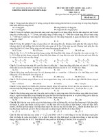 De thi thu vat li THPT nguyen duc mau nghe an nam 2016 lan 2