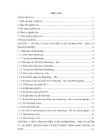 Một số biện pháp hoàn thiện chiến lược marketing  mix cho sản phẩm cân điện tử của công ty cổ phần thương mại và phát triển công nghệ hoàng an phát 