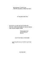 Luận văn thạc sĩ bài toán cauchy   neumann đối với phương trình hyperbolic cấp hai trong trụ với đáy không trơn 