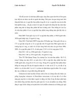 Xác định hàm lượng ochratoxin trong thực phẩm bằng phương pháp sắc ký lỏng hai lần khối phổ (LC MSMS)” 