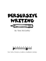 Persuasive Writing ( Tài liệu Writing cực hay )