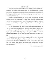 Một số biện pháp nâng cao hiệu quả sản xuất kinh doanh của công ty TNHH thương mại xây dựng và vận tải trung việt 