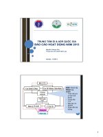 BÁO CÁO HOẠT ĐỘNG NĂM 2013 - TRUNG TÂM DI & ADR QUỐC GIA