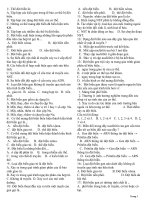 600 câu trắc nghiệm sinh học lớp 12 hay