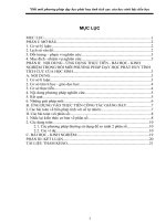 Sáng kiến kinh nghiệm Đổi mới phương pháp dạy học phát huy tính tích cực của học sinh bậc tiểu học