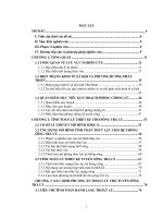 Nghiên cứu quy hoạch lũ chi tiết cho sông trà lý tỉnh thái bình 