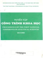 Tuyển Tập Báo Cáo Khoa Học Tại Hội Nghị Khoa Học Phân Tích Hoá, Lý Và Sinh Học Việt Nam Lần Thứ I