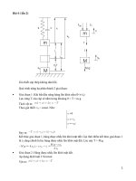 ĐÁP án bài tập THI ĐỘNG lực học máy TRỤC 