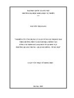Nghiên cứu ứng dụng lý luận vùng giá trị đất đai theo đường phố và bản đồ địa chính vào công tác định giá loại đất ở tại khu vực phường quang trung   quận hà đông   TP hà nội 