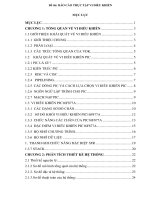 Đề tài BÁO CÁO THỰC TẬP VI ĐIỀU KHIỂN