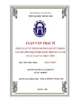 Pháp luật về thi hành phán quyết trọng tài thương mại ở việt nam   một số vấn đề về lý luận và thực tiễn