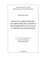 kế toán các khoản phải thu, các khoản phải trả tại công ty trách nhiệm hữu hạn sản xuất và thương mại thanh thanh 