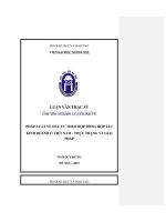Pháp luật về đầu tư theo hợp đồng hợp tác kinh doanh ở việt nam   thực trạng và giải pháp 