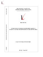 Về bài toán cân bằng giả đơn điệu mạnh và áp dụng vào một mô hình kinh tế thị trường điện 