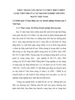 Thực trạng  xây dựng và thực hiện chiến lược tiếp thị của các doanh nghiệp thương mại ở Việt Nam