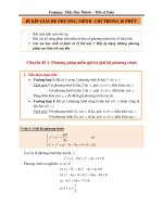 Bí kíp giải hệ phương trình chỉ trong 10 phút   đỗ duy thành