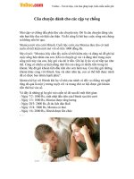 Câu chuyện dành cho các cặp vợ chồng