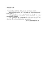 Một số giải pháp cơ bản nhằm duy trì và mở rộng thị trường tiêu thụ sản phẩm của công ty bia việt hà 