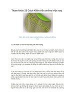 Tham khảo tổng hợp các xu hướng kiếm tiền trên mạng hiện nay