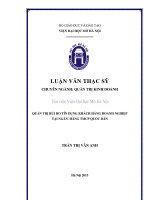 Quản trị rủi ro tín dụng khách hàng doanh nghiệp tại ngân hàng TMCP quốc dân 